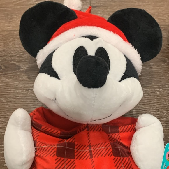 New Disney Mickey Mouse 3D Christmas Stockings Set of 2 - Picture 3 of 3